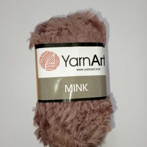 Пряжа меховая YarnArt Mink 332 темно-бежевый (ЯрнАрт Минк)