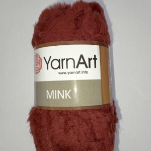 Пряжа меховая YarnArt Mink 340 темно-рыжий (ЯрнАрт Минк)